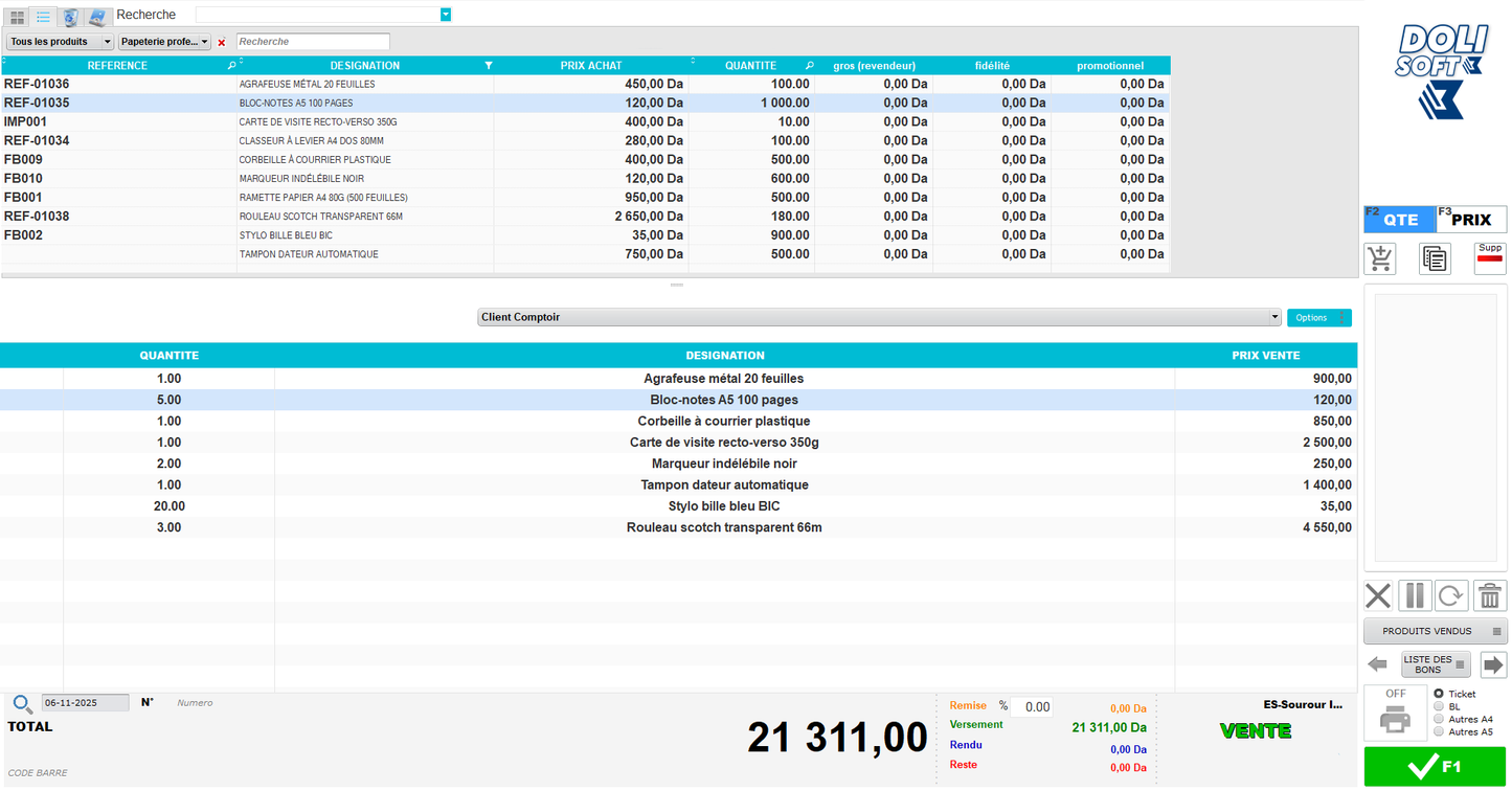PROMO Dolisoft Papeteries & LIBRAIRIES